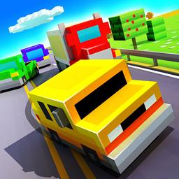  Blocky Highway: Traffic Racing -race